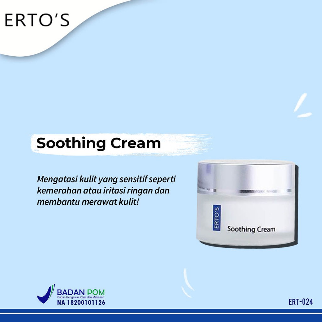 [ORI] Soothing Cream | Cream Anti Iritasi dan Inflamasi Menenangkan Kulit yang Meradang BPOM