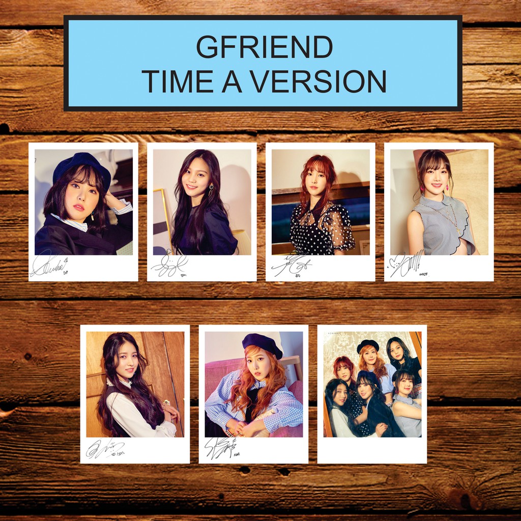 GFRIEND TIME MOON NIGHT SIGNED KPOP POLAROID