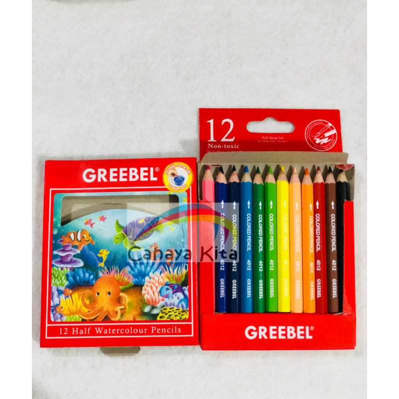 

Pensil warna Greebel / 12 Half Watercolour Pensil