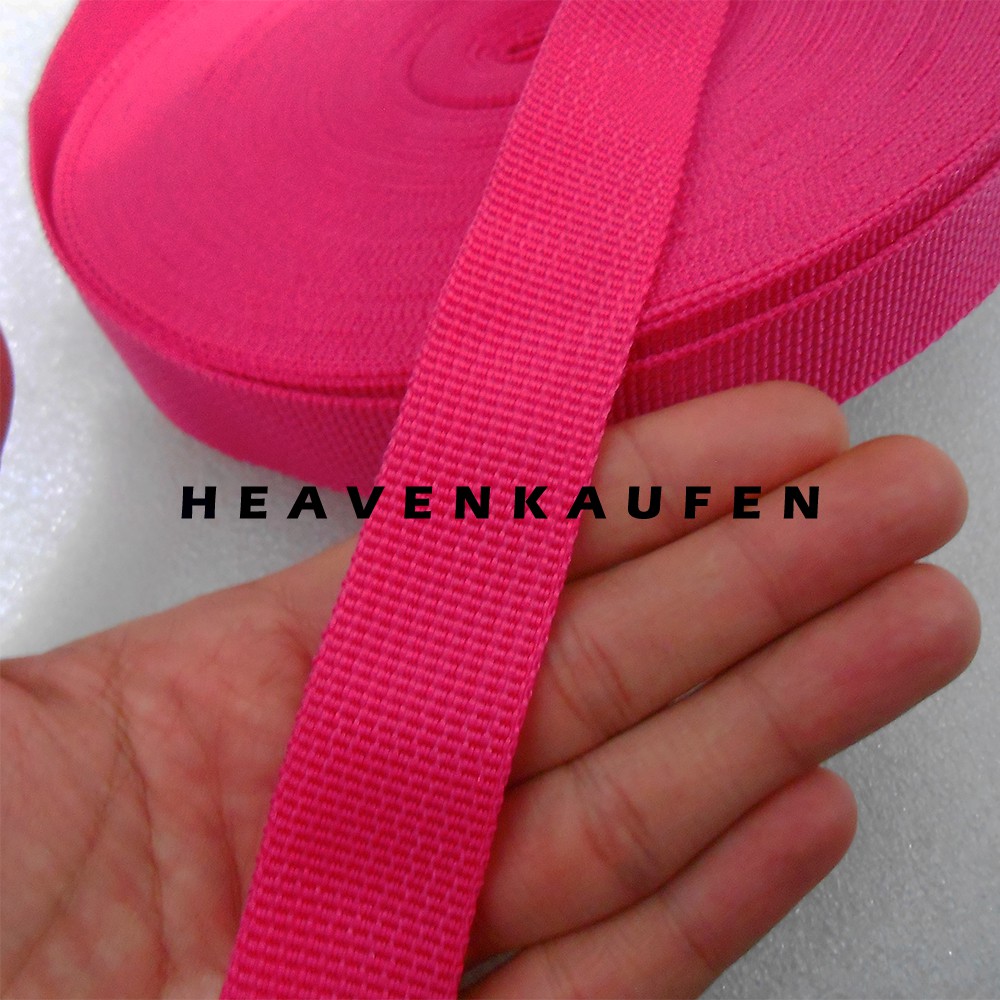 

Webbing Tas Lebar 2,5 cm Warna Pink Fanta Harga Per Meter