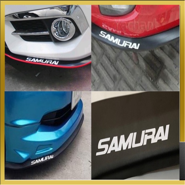 Stiker Sticker Huruf Tulisan Samurai Lips Bumper