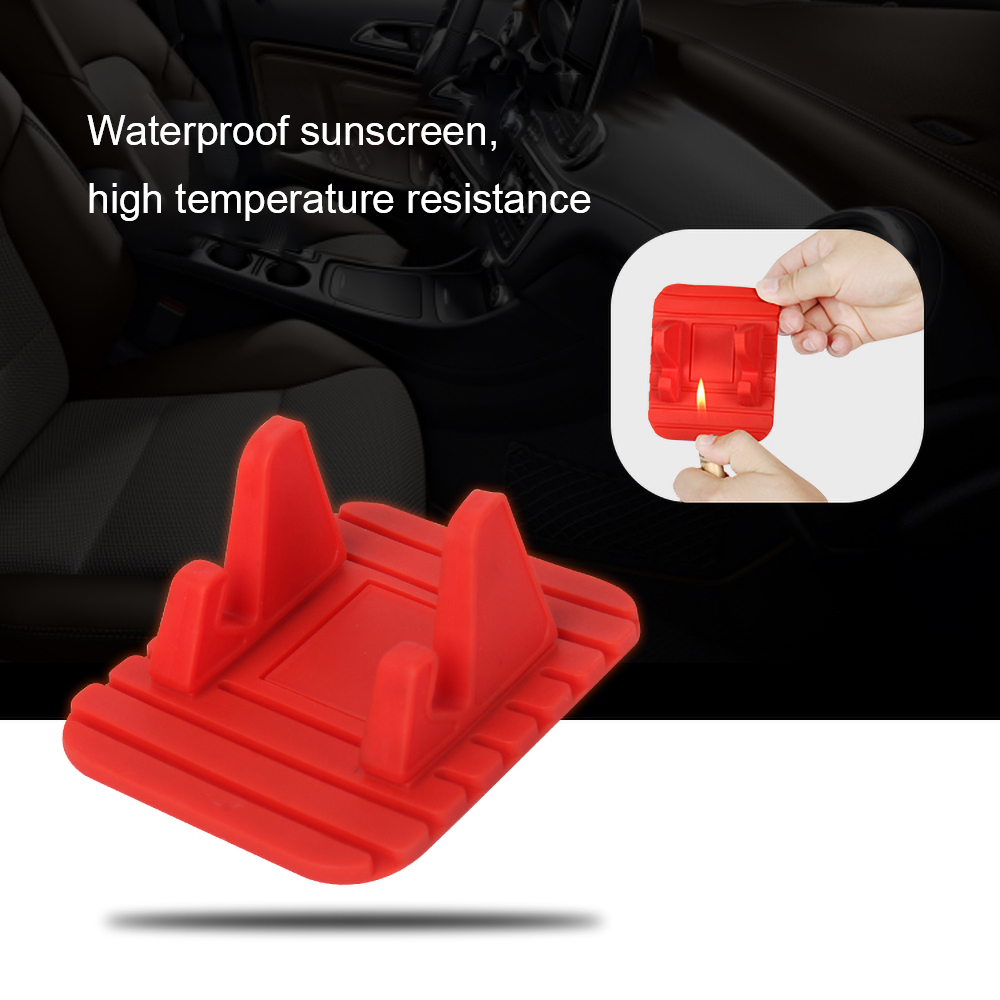 Stand Holder Handphone / GPS Bahan Silikon Lembut Anti Slip Untuk Dashboard Mobil