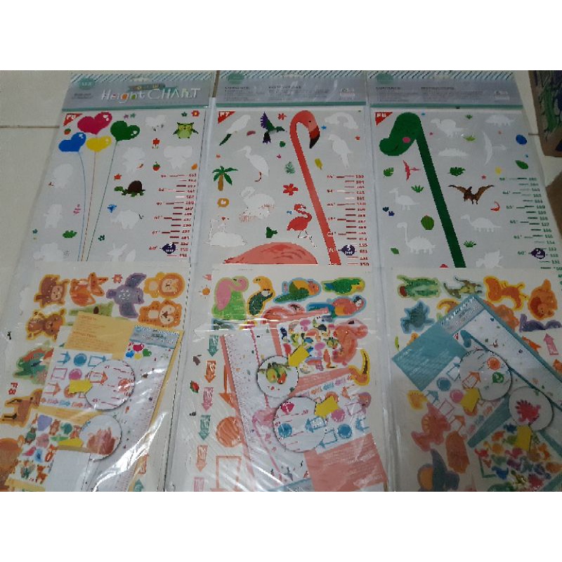 

Colourful Height Chart atau GROWTH CHART