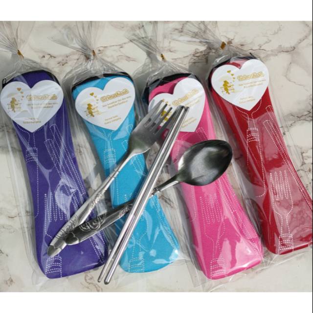 SOUVENIR SENDOK GARPU SUMPIT STAINLESS sendok travel souvenir