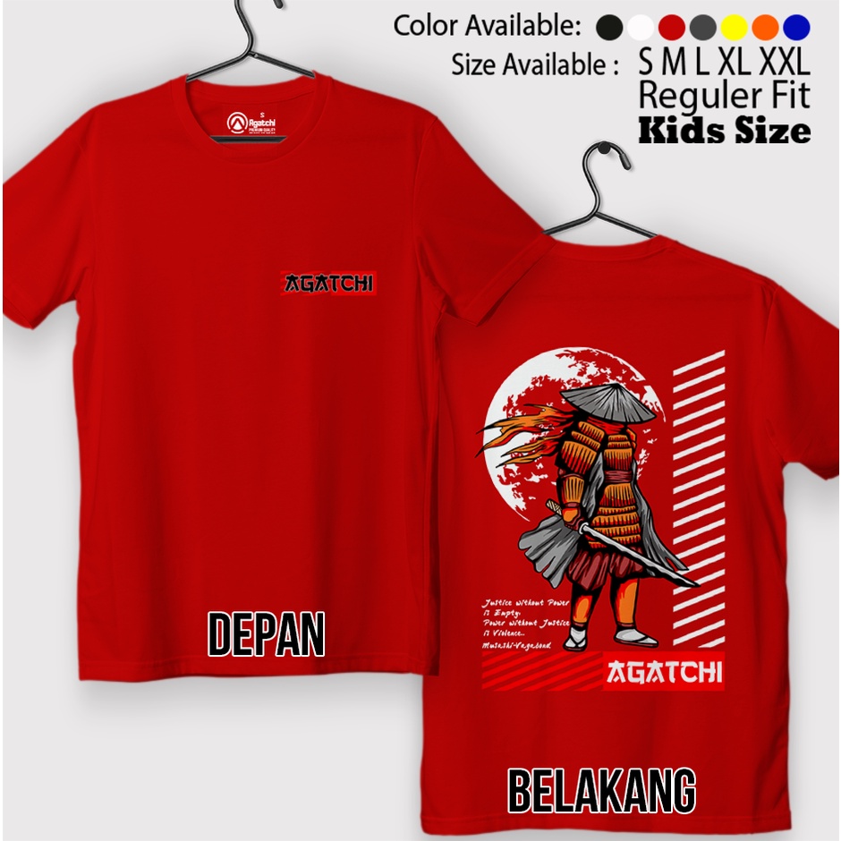 Musashi Samurai , Baju Anak / Kaos Distro Anak / Kaos Atasan Anak Laki laki / Kids T Shirt