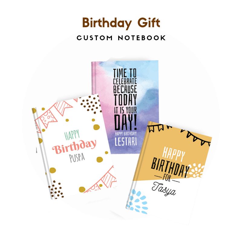 

CUSTOM NOTEBOOK BUKU CATATAN AGENDA HADIAH ULANG TAHUN BIRTHDAY GIFT