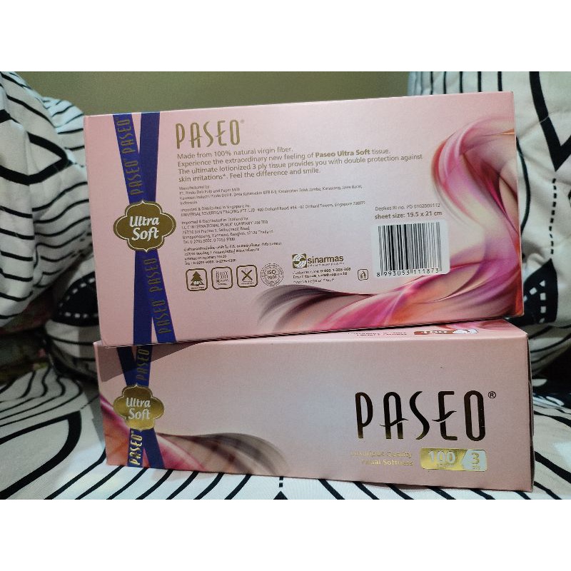 Paseo Ultra Soft Tissue Wajah Box 100 Sheets