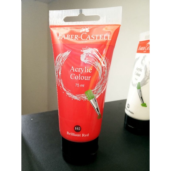 

Cat Acrylic FaberCastell 75ML Briliant Red