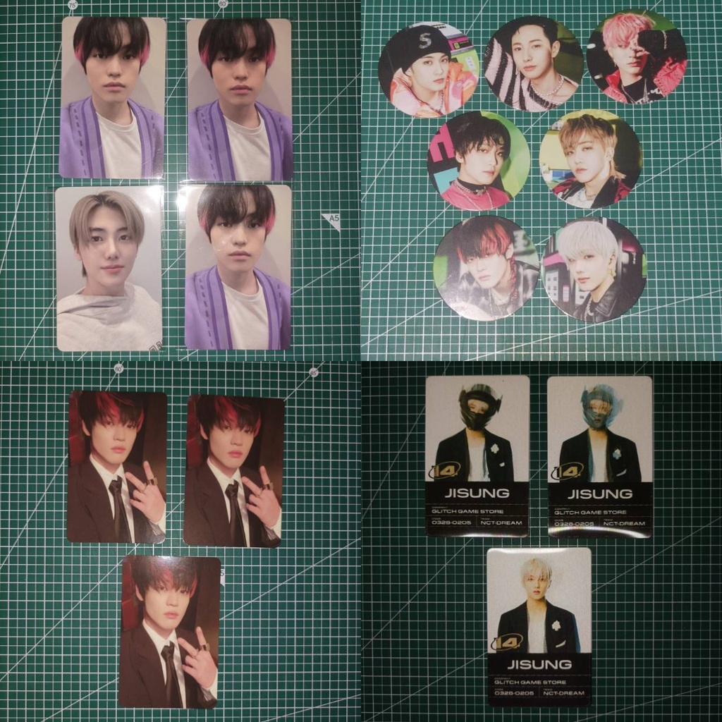 PHOTOCARD PC CICRCLE CARD CC LENTI NCT DREAM GLITCH MODE BENE SMSTORE JAEMIN CHENLE JISUNG