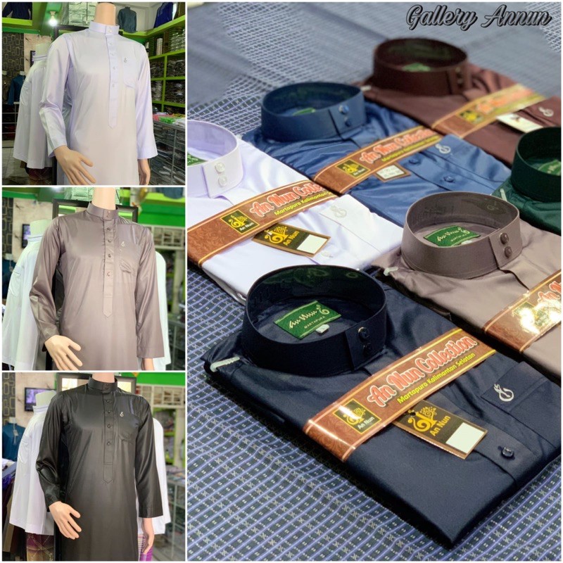 gamis annun motif haramain
