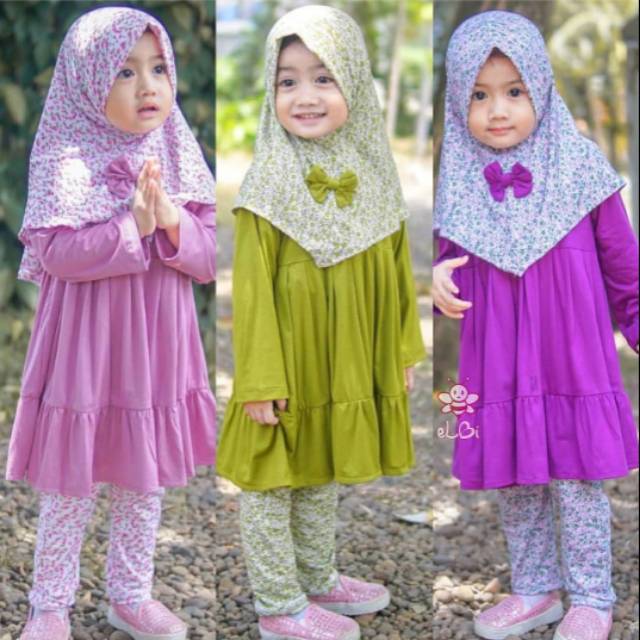 Gamis anak leging Nayla