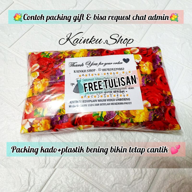 

❤️KU❤️ KERTAS KADO KIKY BUNGA CANTIK KERTAS PACKING HADIAH GIFT SOVENIR BUNGKUS KADO