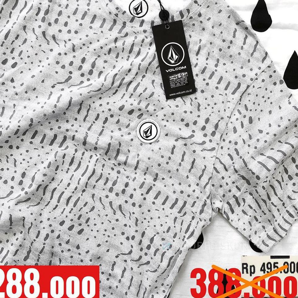 ♫Laku Keras # T-Shirt Kaos Volcom Mct  Dragdot Wht Original Planet Surf ..,,.,,.,