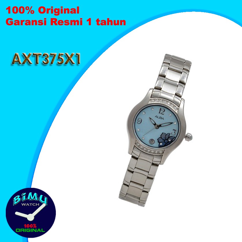 Jam Tangan Wanita AXT375 - Alba Ladies AXT375X1 Quartz Lumibrite Dial