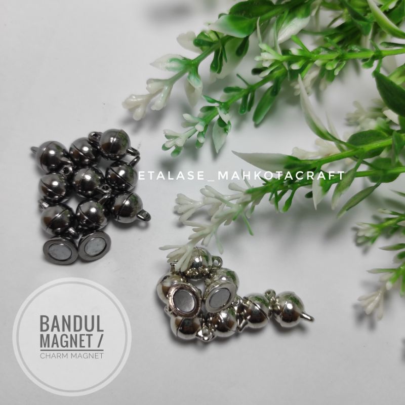 1 pasang Magnet Ball / Magnet Gelang Couple / Kait Gelang Magnetik / Magnet Lobster Clasps