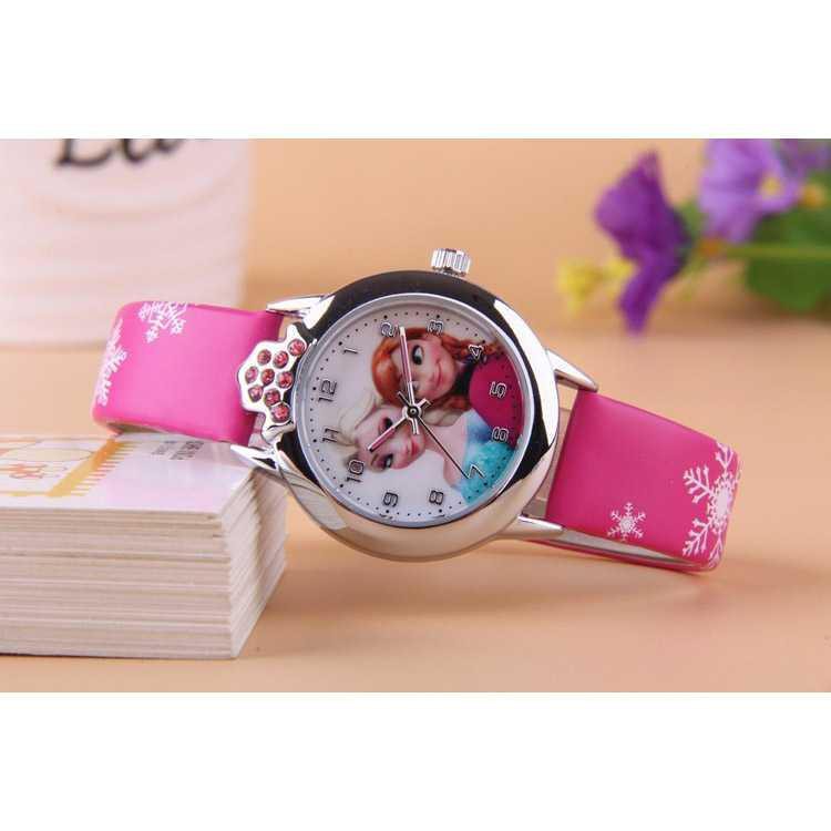 JOYROX Jam Tangan Anak Perempuan Princess Elsa Anna Frozen - FG0701A [Rose]