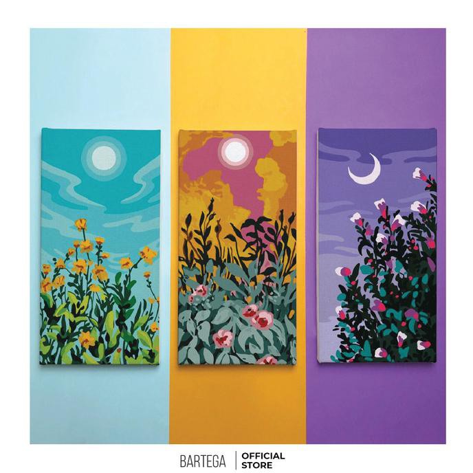 

DIY Paint by Number Kit : Bundle Set Pemandangan Bunga