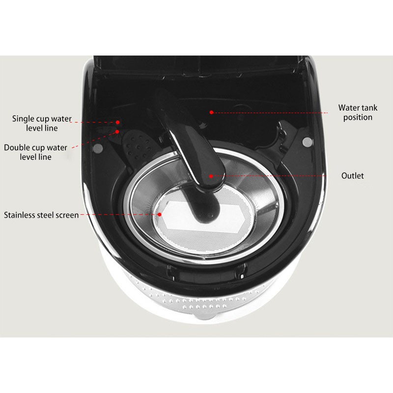 MESIN KOPI ESPRESSO / Coffe Machine Foam Maker Double Cup