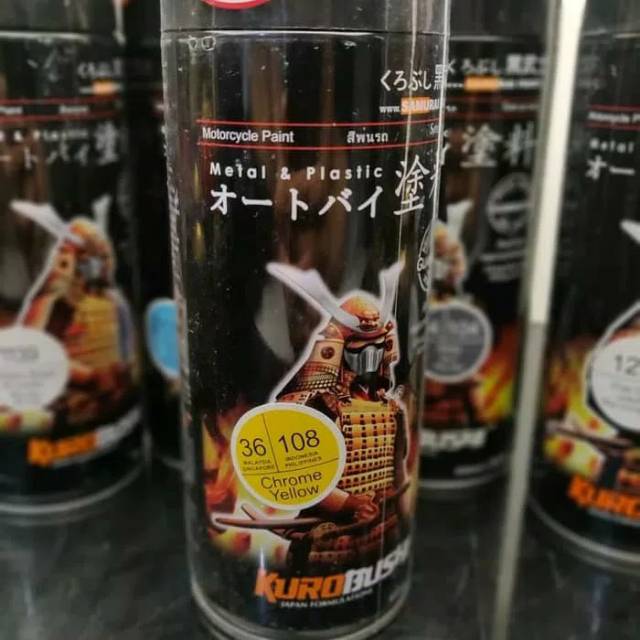 

SAMURAI PAINT CHROME YELLOW CAT SEMPROT CAT PYLOX 400ml