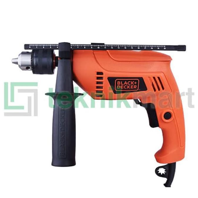 (Bestseller) Black And Decker Hd555Kopr 13 Mm Bor Listrik Impact Dengan 88 Aksesori *
