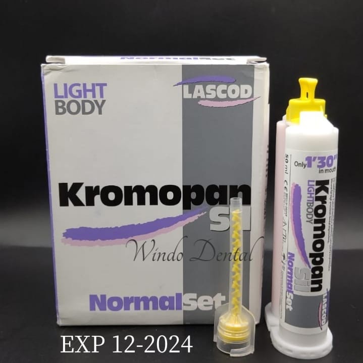 Jual DENTAL RUBBER BASE LIGHT BODY KROMOPAN PUTTY DOUBLE IMPRESION