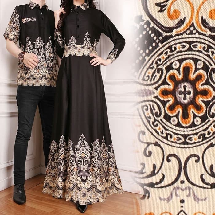 BATIK COUPLE MAROON / GAMIS BATIK TERBARU       Terusan
