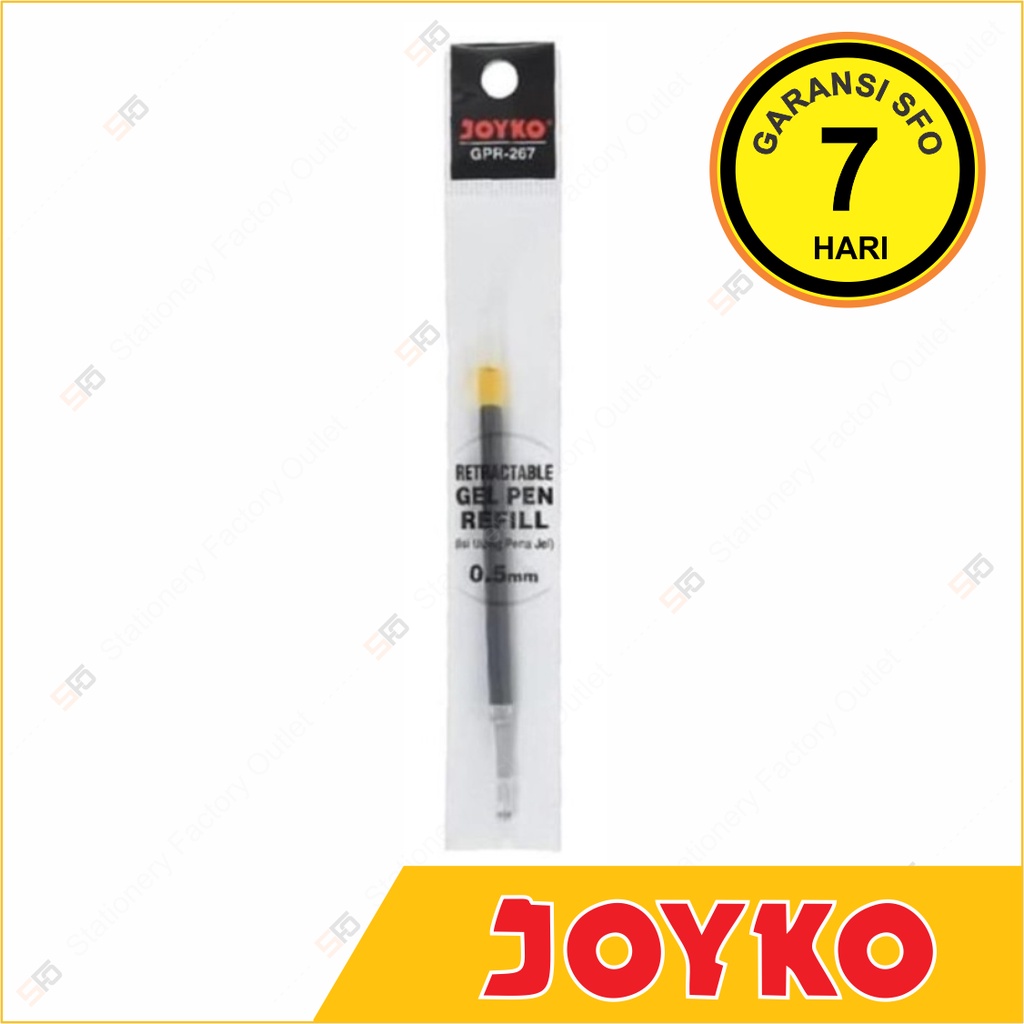 

Refill Pen Q Gel Joyko GP-265 - GPR 267 0.5mm - SFO Semarang Official