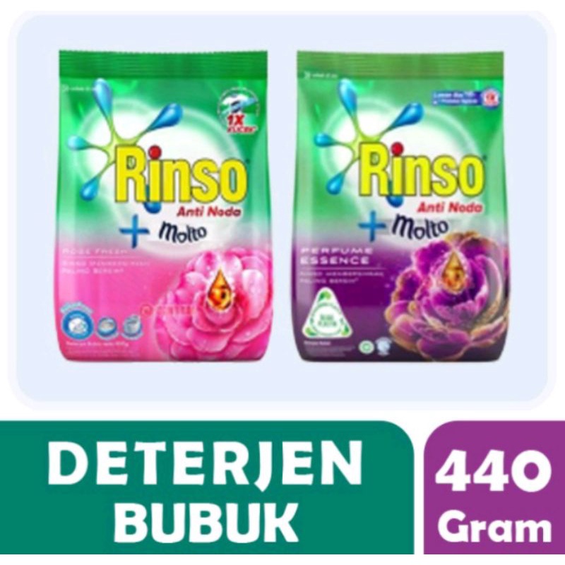 Rinso Deterjen Bubuk 440g