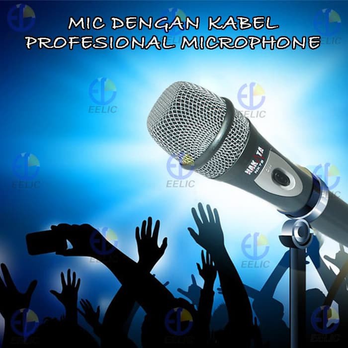 Dijual  EELIC MIC-NK75 MIC DENGAN KABEL MIC  MIKROFON DYNAMIC MICROPHON  Murah