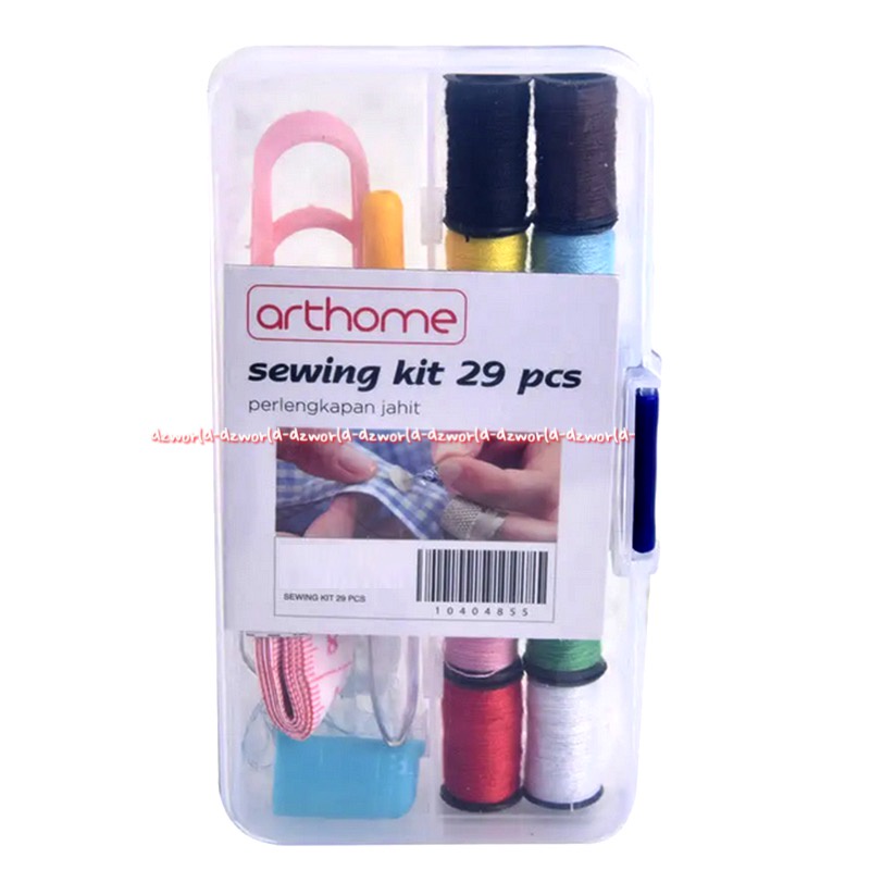 Arthome Sewing Kit Alat 29pcs Perlengkapan Jahit Menjahit Dengan Box 1set Benang Meteran Art home