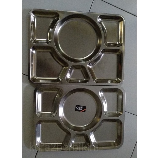 Tempat makan / food tray (stainless steel)