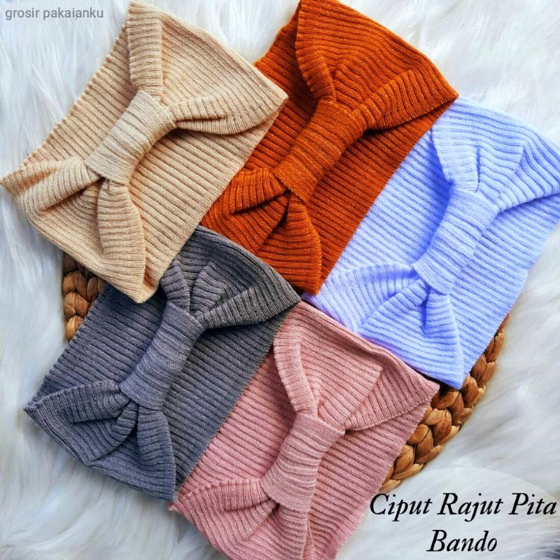 ciput pita rajut bandana premium / Ciput hijab rajut premium / hijab instan terbaru 2022 / Bando Rajut Simpul / Bando Simpul / Bando Simpul Salur / Bando rajut premium