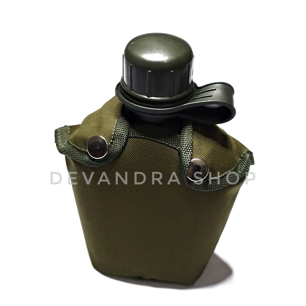 Peples Hijau - Tempat Air Minum - Botol Minum TNI - Botol Minum - Botol Veples Tentara - Veples
