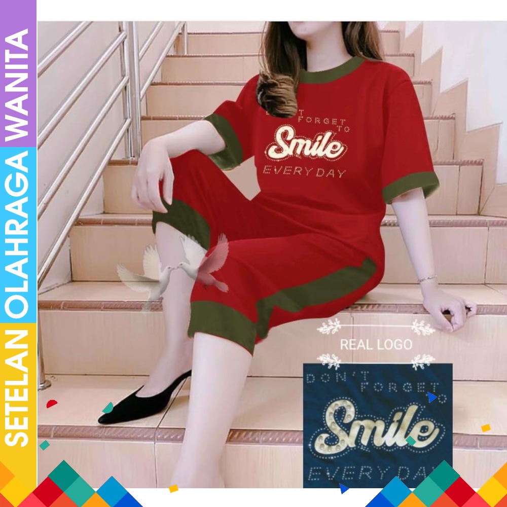 JS ~ Baju Olahraga Wanita Lengan Panjang Kaos olahraga wanita printing Jersey bola baju trainning