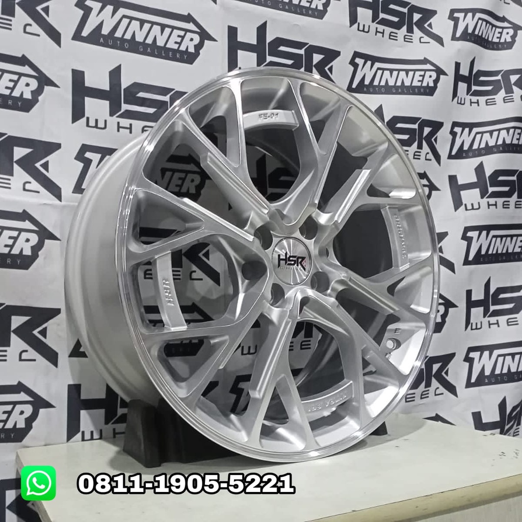 Velg HSR Wheel Ring 17 PCD 4x100 4x114,3 - Velg Mobil Swift Sirion Mirage DLL