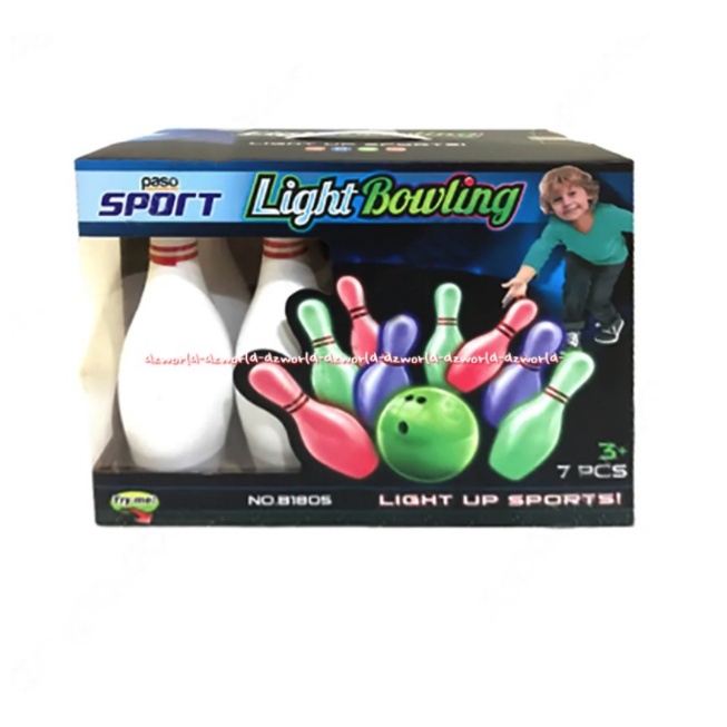 Paso Bowling Game Mainan Bowling Untuk Anak Glow In The Dark Bisa Pin Bisa Menyala Saat Gelap Passo Paso Sport Bow Ling