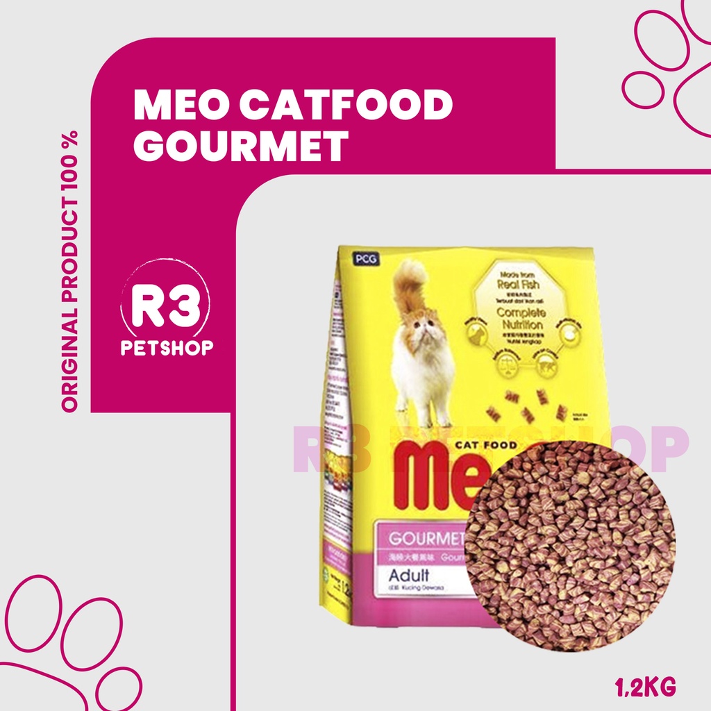 Makanan Kucing kering murah Premium MEO Freshpack / Premium Catfood