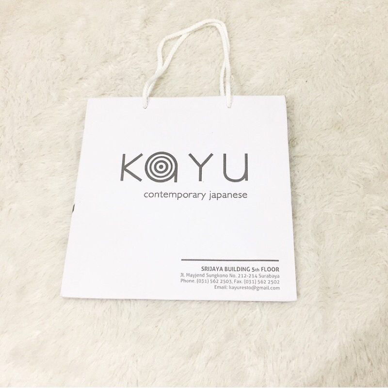 

Kayu Japanese Contemporary Original Paperbag Large Besar