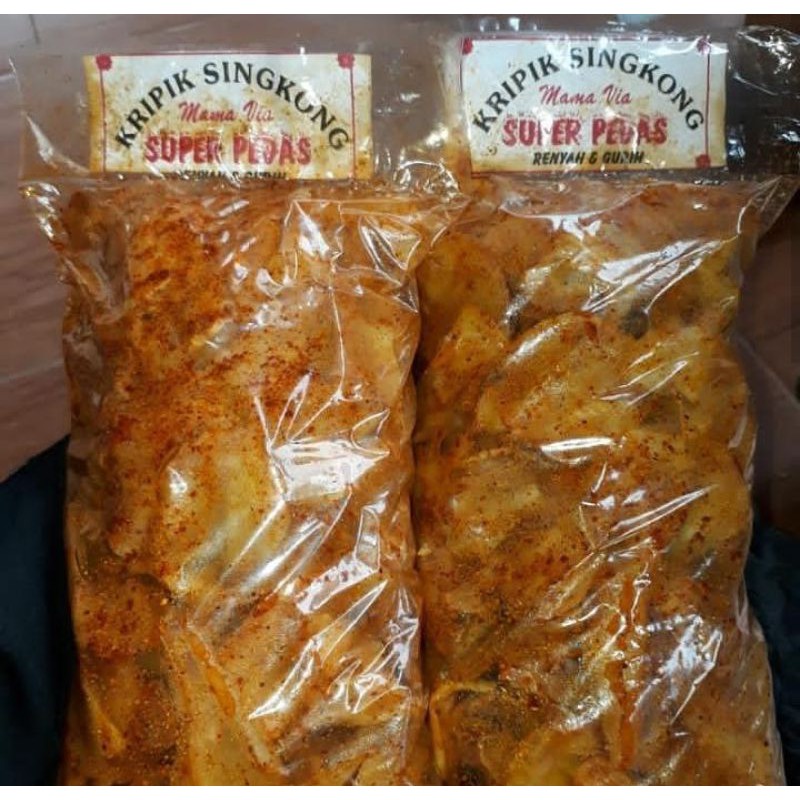 

KERIPIK MAMA VIA SUPER PEDAS PO READY TGL 9MEI