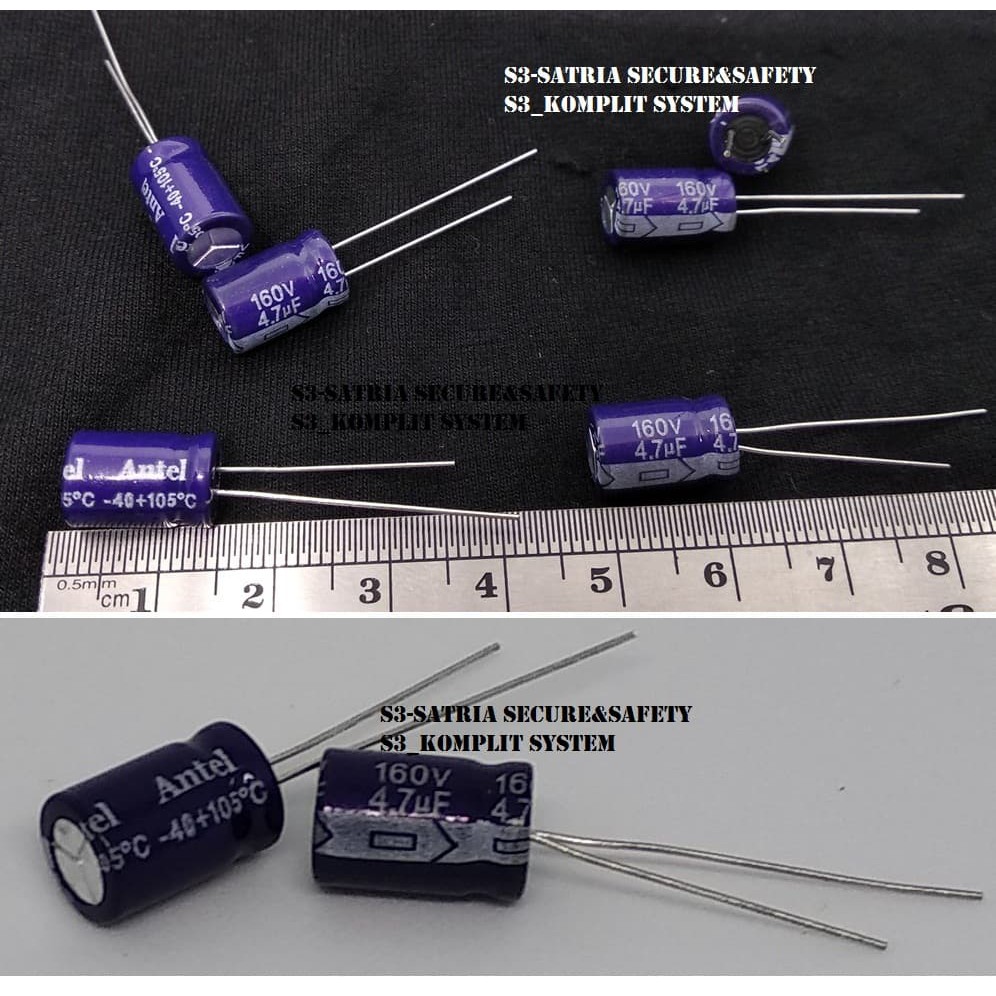 Elco 4.7uf 160v Elko 4,7UF 160 V Electrolytic capacitor 4.7 uf 4,7 uf