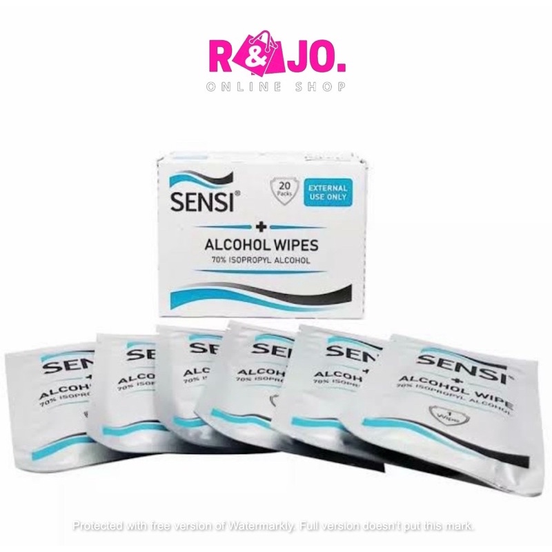 Sensi Alcohol Wipes isi 20 pcs