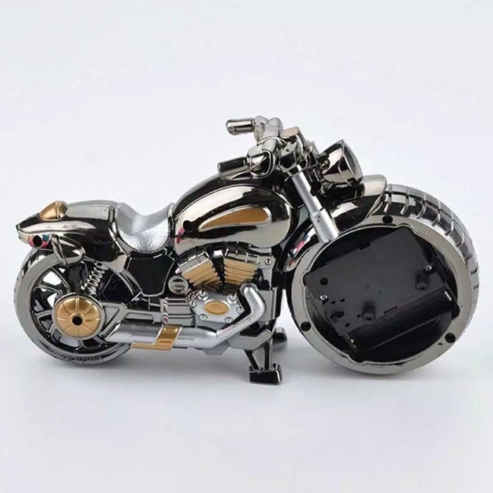 Jam Waker Motor harley davidson / Weker Berbentuk Motor Gede Moge Keren / Beker Keren Bentuk Motor Harley unix keren mantap