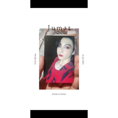 PC PHOTOCARD BTS JUNGKOOK HOLO CLUE MOTS ONE PHOTOBOOK OFFICIAL