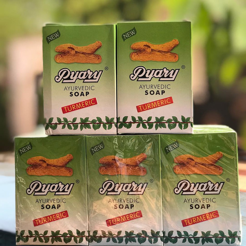 Sabun Arab Pyary 100% Original Import Ayurvedic Turmeric Soap Pyary (Bisa Grosir)