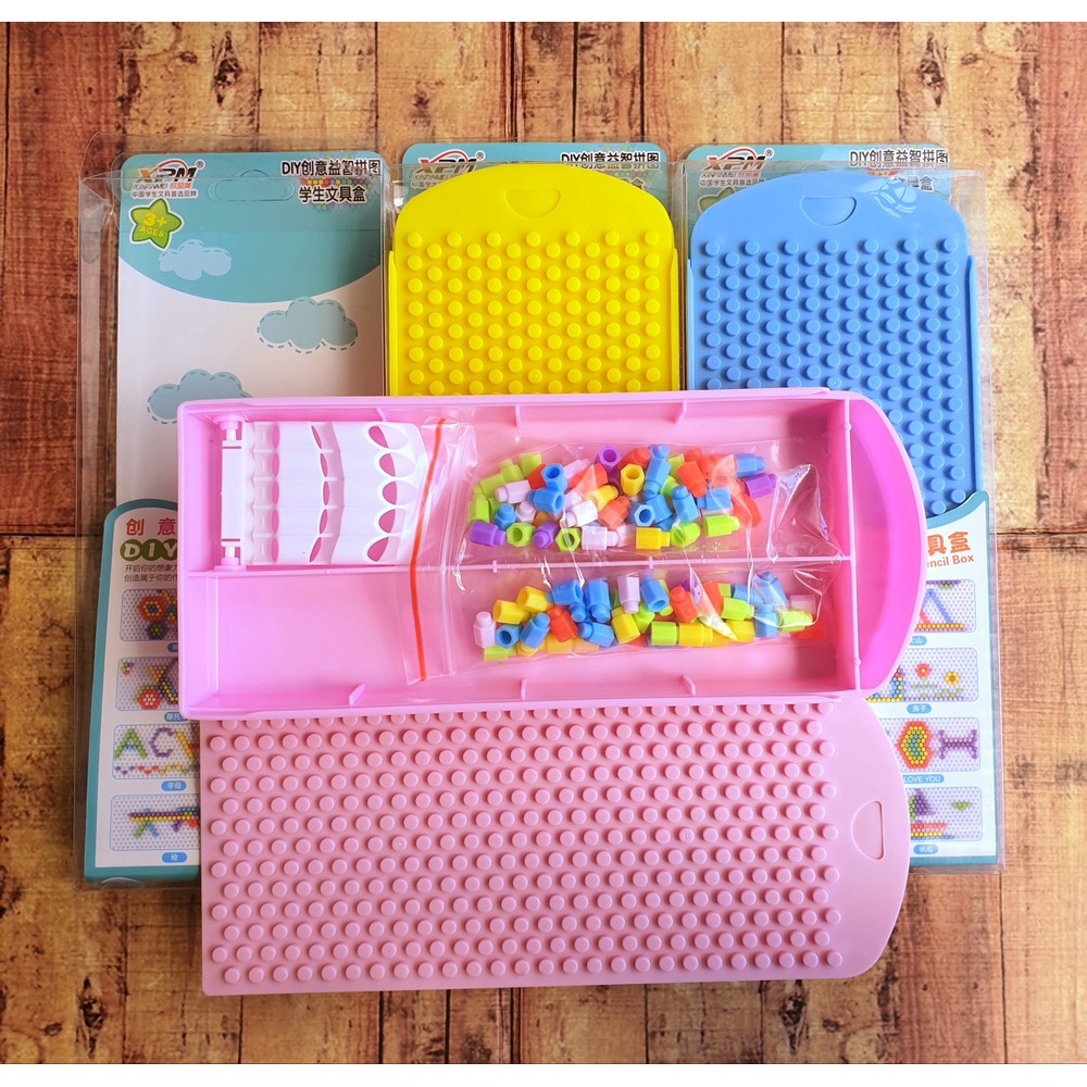 Pencil Case DIY Puzzle - Tempat Pensil Puzzle - Pencil Box XPM-8890-1 - Kotak Pensil Unik