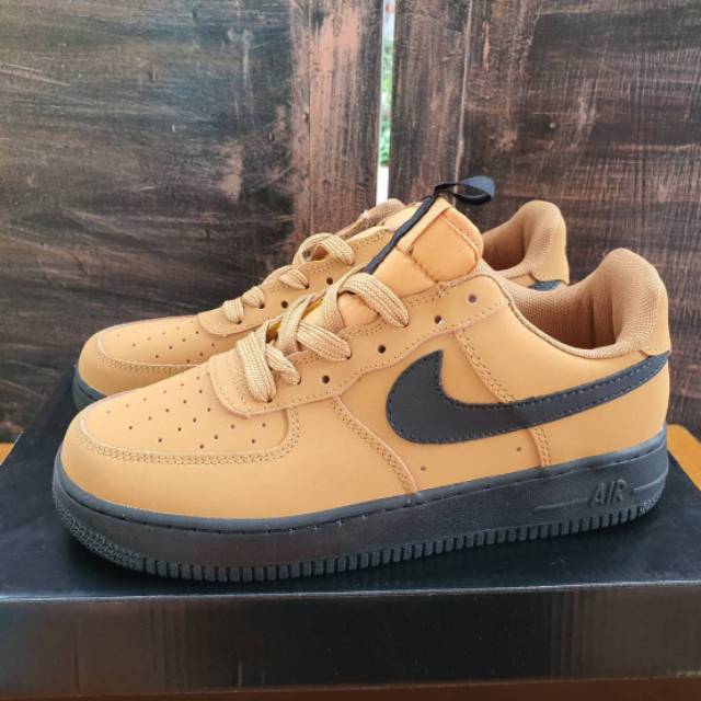 Nike Air Force 1 Wheat Black - Premium Quality
