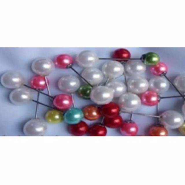 HARGA PER BUNDEL //Bross Mutiara - Tuspin Hijab Assesoris Hijab - Bros Mutiara Tusuk Kerudung Jilbab