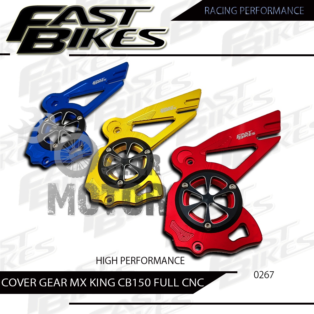 COVER GEAR FASTBIKES MX KING 150 FULL CNC FAN RACING PELINGUNG GEAR OX motor