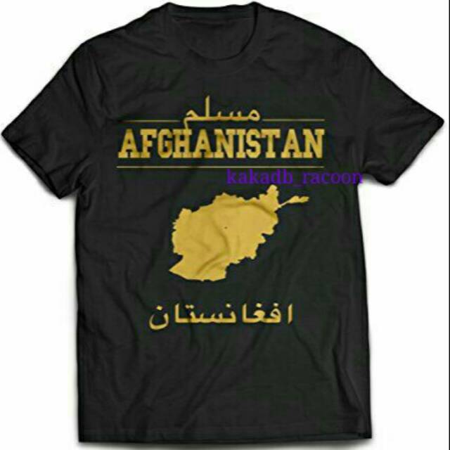 Kaos/tshirt MUSLIM AFGHANISTAN DAKWAH ISLAM