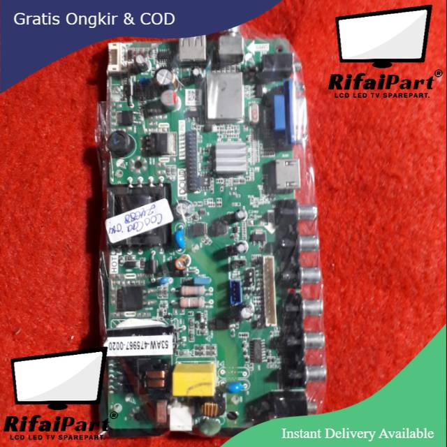 MESIN TV LED - MB MAINBOARD Coocaa 24E88 - MOTHERBOARD - MB LED COOCAA 24E88 ORI GINAL PART